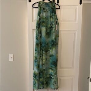 Women’s INC Leafy Green Maxi Dress (M)
